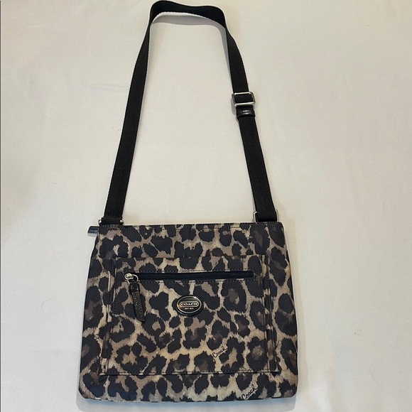 Coach Handbags - Coach Leopard Print Crossbody Bag
